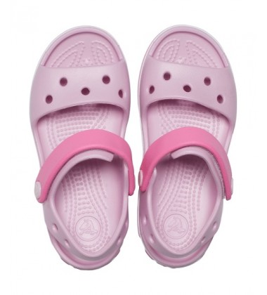 Crocs™ Crocband Sandal Kids basutės. Spalva šviesiai rožinė / rožinė